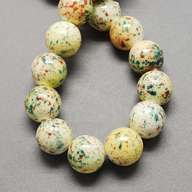 Handmade Porcelain Beads, Round