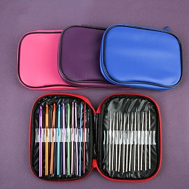 DIY Knitting Needles Sets, Inlcuding Stainless Steel & Aluminum Alloy Hook Needles