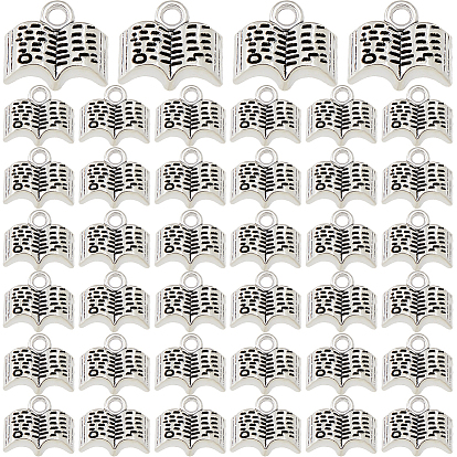 80 шт. Подвески из сплава в тибетском стиле, без свинца и без кадмия, книжные прелести