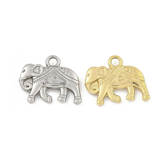 Ионное покрытие (ip) 304 подвески из нержавеющей стали, очарование слона