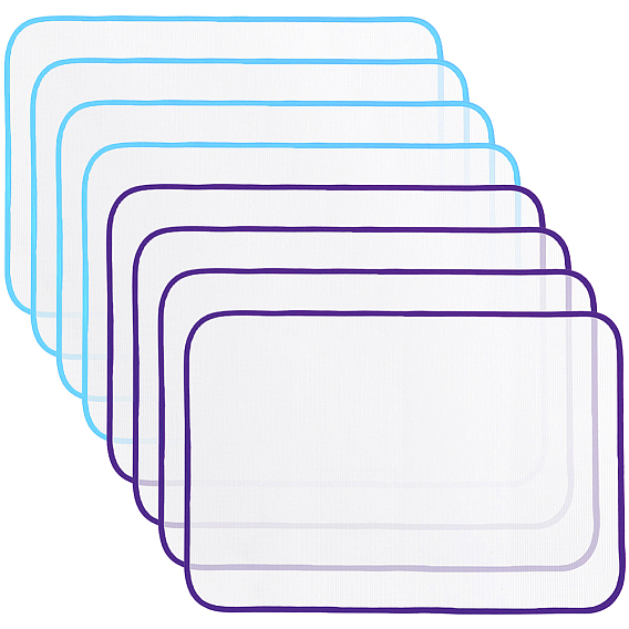 8шт. 2 цветной полиэстеровый термостойкий гладильный коврик, защитная изоляционная прокладка из ткани