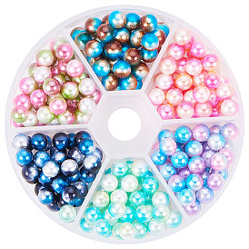 PandaHall Elite Imitation Pearl Acrylic Beads, No Hole Beads, Round