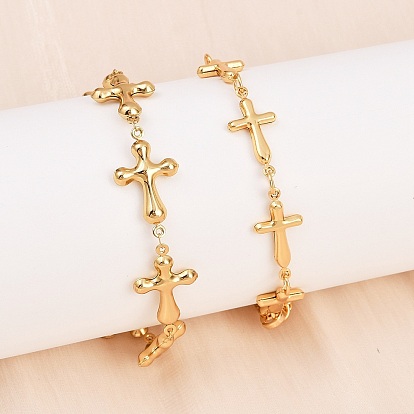 304 браслеты-цепочки из нержавеющей стали с поперечными связями