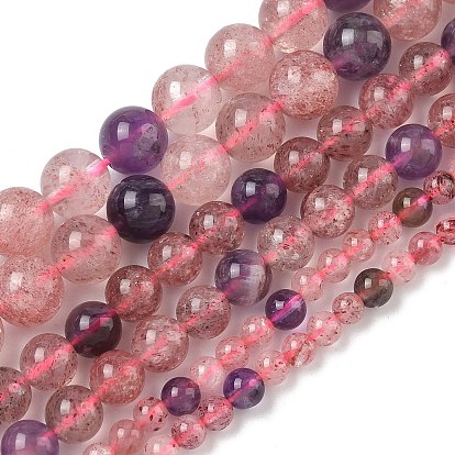 Нити из натурального бисера, круглые