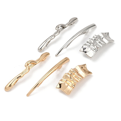 Заколки для волос из сплава с железным зажимом, аксессуары для волос для женщин и девочек