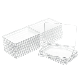 Boîtes en plastique polypropylène (pp), récipients de stockage de talon, avec couvercle à charnière, rectangle