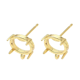 Изделия из латуни, овальные, с заготовкой для кольца-коготь, стойки покрытие, долговечный, без кадмия и без свинца, с петлей