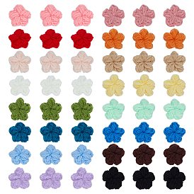 48 шт 16 цвета ручная работа полиэстер вязание орнамент аксессуары, для шитья поделок, цветок