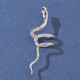 Серьги-каффы со змеиным сплавом, альпинистские серьги без пирсинга для женщин