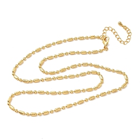 2.5мм латунные цепочки-колонны с шариками для женщин, без никеля 