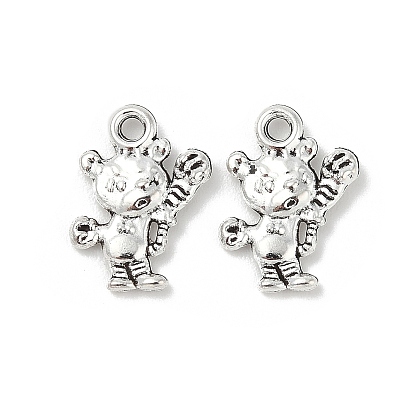 Сплавочные подвески тибетского стиля, подвески в форме кошки