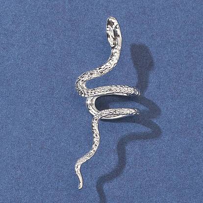 Серьги-каффы со змеиным сплавом, альпинистские серьги без пирсинга для женщин