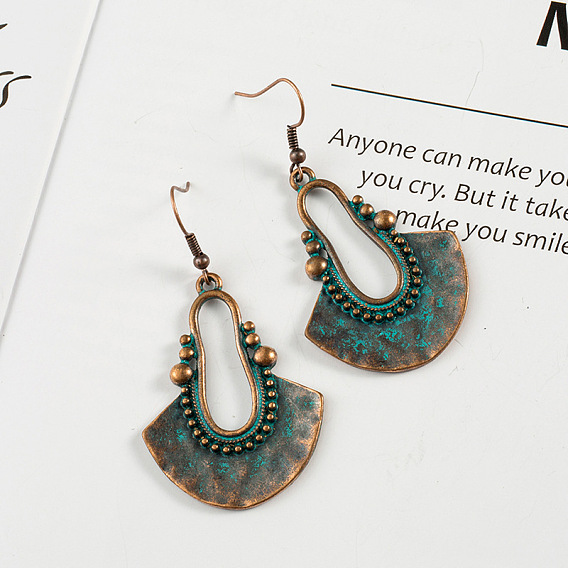 Женские серьги из сплава в стиле ретро - геометрические, модные и смелые украшения для ушей