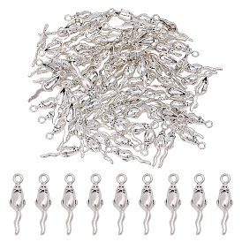 Tibetan Style Alloy Pendants, Mouse Charms