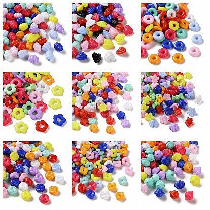 Непрозрачные акриловые бусины