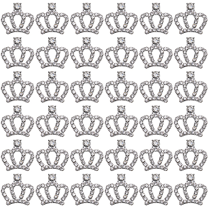 50шт. смоляные стразы-кабошоны, корона