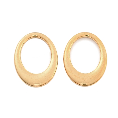 Вакуумное покрытие pvd 304 соединительные кольца из нержавеющей стали, овальные