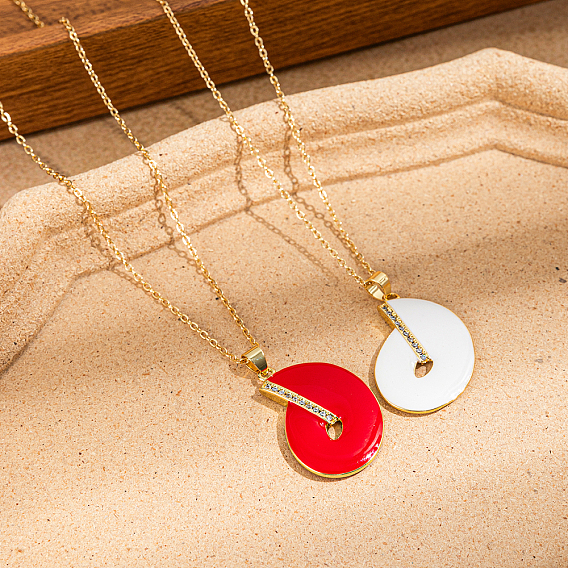 Ожерелья с подвеской в виде раковины из латуни в богемном золотистом тоне