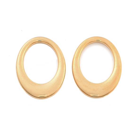 Вакуумное покрытие pvd 304 соединительные кольца из нержавеющей стали, овальные