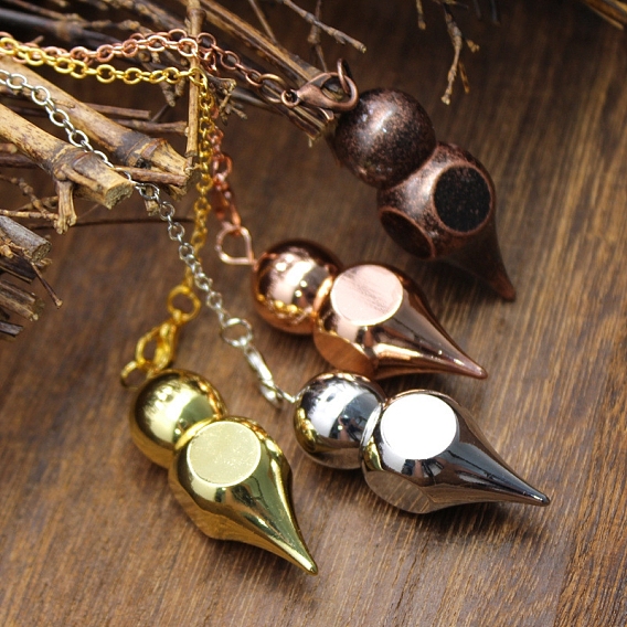 Латунный маятник с большой подвеской, конус очарование