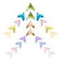 20Pcs 2 Sizes Cellulose Acetate(Resin) Pendants, Mermaid Tail