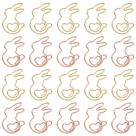 40 шт 2 цвета железные скрепки, клипсы для закладок