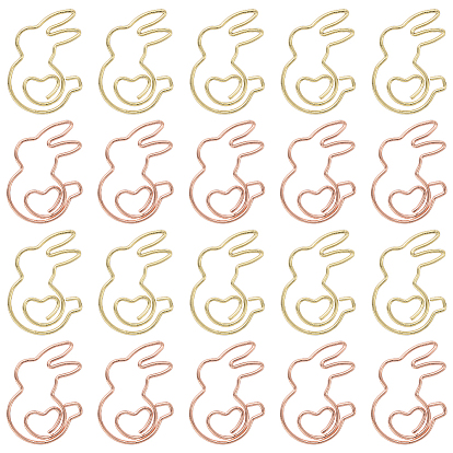 40 шт 2 цвета железные скрепки, клипсы для закладок