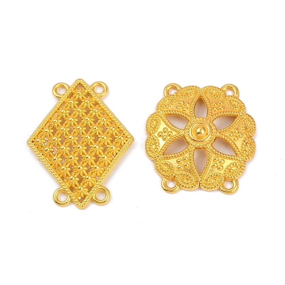 Полые многожильные звенья из сплава, золотые