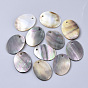 Black Lip Shell Pendants, Oval