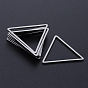201 Stainless Steel Linking Rings, Laser Cut, Triangle