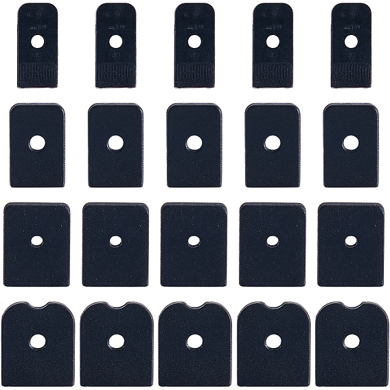 120шт 4 стиль смоляные косточки колпачки для свадебного платья, обвалочные наконечники, поделки швейные принадлежности, прямоугольные