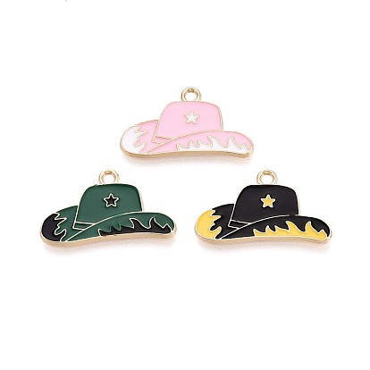 Стойки обшивки сплава эмали подвески, шляпа, без кадмия, без никеля и без свинца, золотые