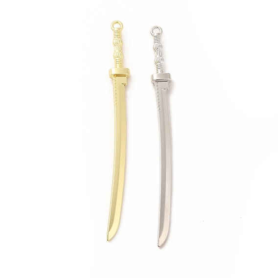 Стойки обшивки сплава большие кулоны, без кадмия, без никеля и без свинца, катана очарование