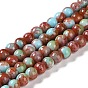 Baking Paint Glass Bead Strands, Round
