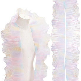 5 Ленты из полиэстеровой органзы градиентного цвета