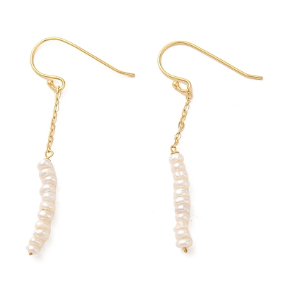 Sterling Silver Dangle Earrings, with Natural Pearl, Jewely for Women