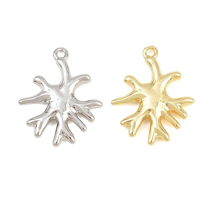 Brass Pendants, Coral Branch Charm, Long-Lasting Plated, Cadmium Free & Lead Free
