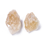 Rough Raw Natural Citrine Beads, Undrilled/No Hole Beads, Nuggets