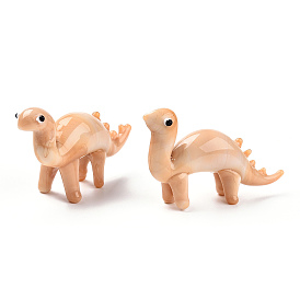 Handmade Lampwork Home Decorations, 3D Dinosaur Ornaments for Gift
