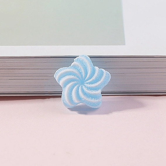 Кабошоны из смолы, имитирующие конфеты, звезда