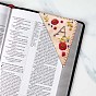 26 Letter Embroidery Corner Bookmarks, Personalized Hand Embroidered Bookmark, Flower Felt Triangle Corner Page Marker, for Book Reading Lovers Teachers, Square