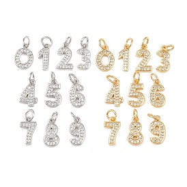 Латунные микропаве прозрачные кубические циркониевые подвески, число, долговечный, без кадмия и без свинца, стойки покрытие, с целью перехода в кольце