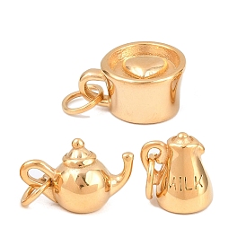 304 прелести нержавеющей стали, Брелоки в виде чайника/стакана для воды, вакуумное покрытие pvd