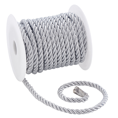 10 ярдов 3-слойные полиэфирные шнуры круглой кручености, для изготовления ручек для сумок