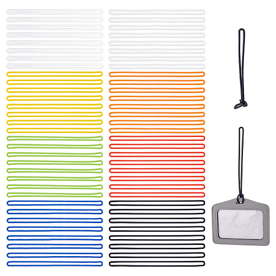 120 шт. 8 цвета ПВХ дорожные багажные бирки шнур