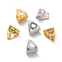 304 Stainless Steel Snap on Bails, with Enamel, Heart