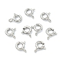 SHEGRACE Brass Spring Ring Clasps, Cadmium Free & Nickel Free & Lead Free, Ring