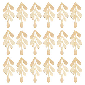 Латунные большие кулоны, без никеля , лист