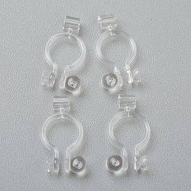 Пластиковые серьги с клипсами, для не проколотых ушей