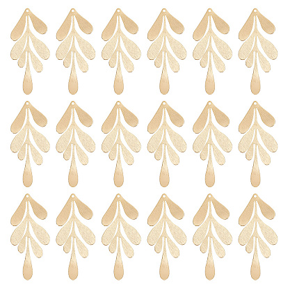 Латунные большие кулоны, без никеля , лист